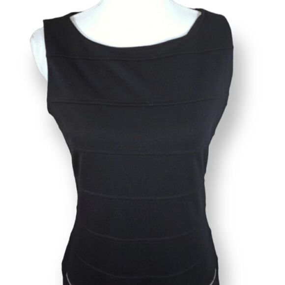 ADRIENNE VITTADINI BLACK DRESS SZ.8 EUC - Picture 2 of 6